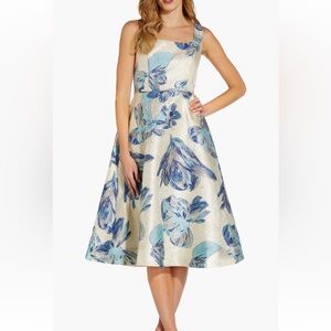 Flowery cocktail dress
